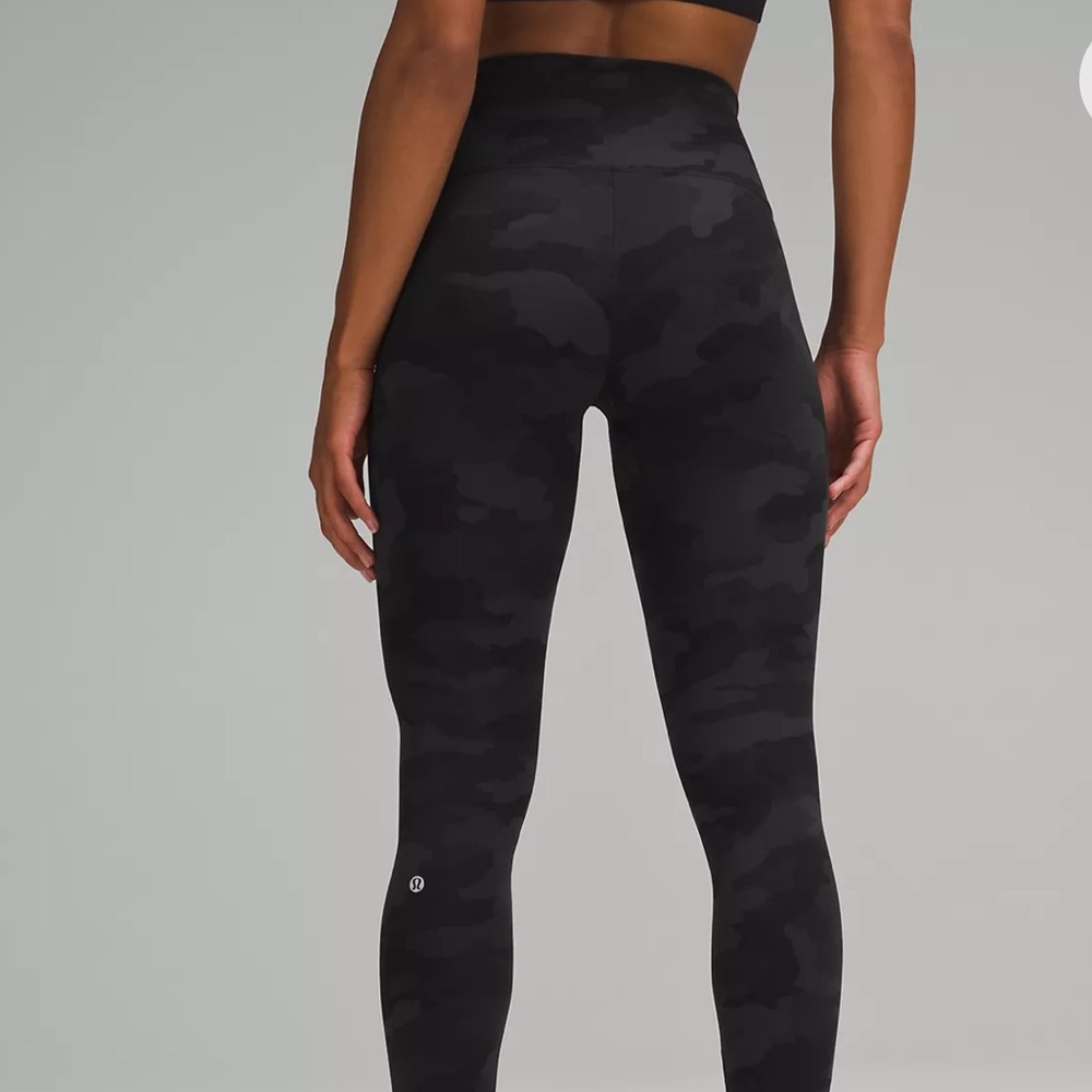lululemon athletica Black Camo Leggings